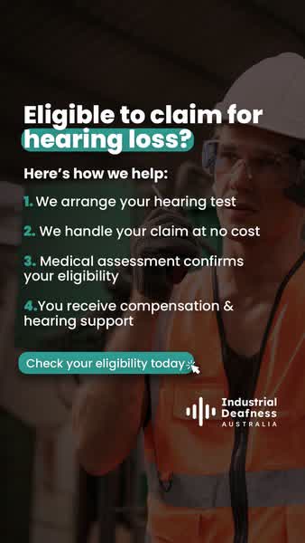 Ad by Industrial Deafness Australia