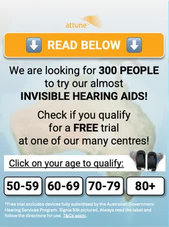 Ad by Attune Hearing